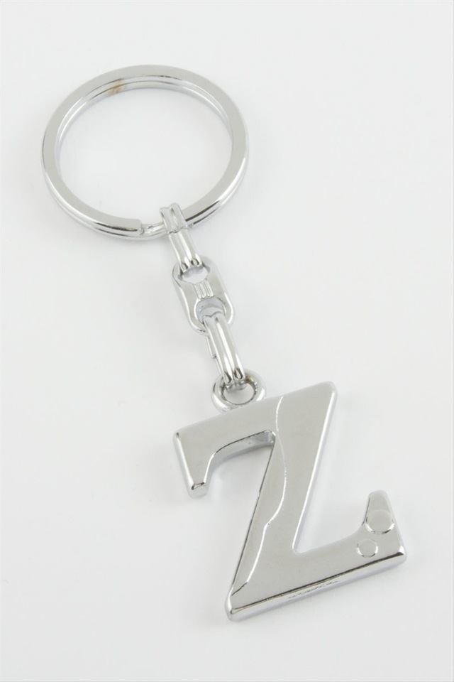 Harfli - 263 - Metal - Spt-gld - Anahtarlık Z Çok Renkli
