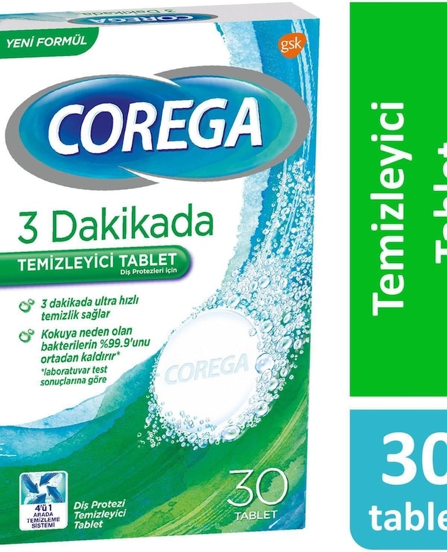 Marka: Diş Protezi Temizleyici Tablet 30'lu Kategori: Diş Beyazlatma Ürünü
