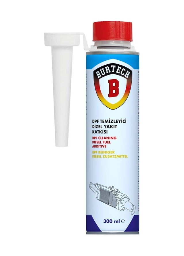 Burtech Dizel Partikül Filtre Temizleyici Yakıt Sıvısı 300 Ml