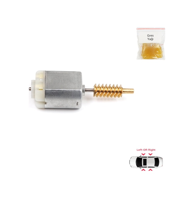 Kapı Kilit Dc Motor 57.20 Mm Renault Clio Dacia Sandero İçin