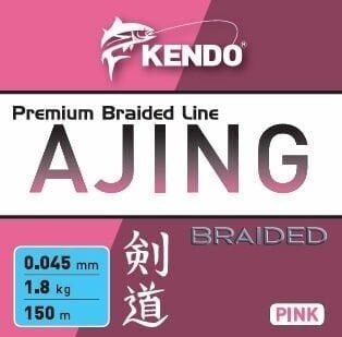 Kendo Ajing Premium Braided Line Pink 150m Örgü İp 0.065mm
