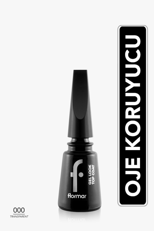 Flormar Gel Look Jel Tırnak Efektli Son Kat Cilası 000 Transparent