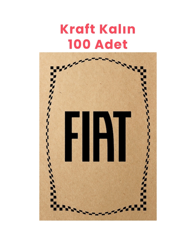 Kraft 120 G Fiat Oto Paspas Kağıdı 100 Adet - 35x50 CM - Kalın