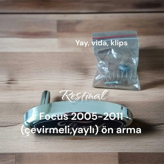 Focus 2 Ve 2.5 Kasa Çevirmeli Kaput Açma Yaylı Arması Yay, Klips, Vida ,ve Ön Arma Takım 2005-2011