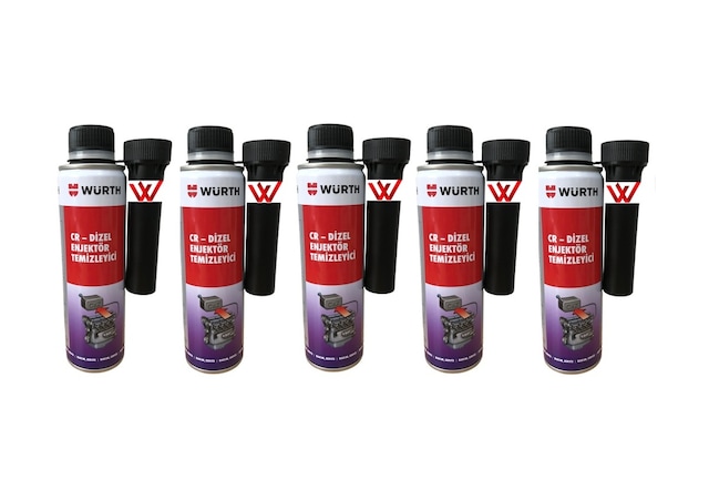 Würth Cr-Dizel Enjektör Temizlik-Performans İyileştirici 5 Adet