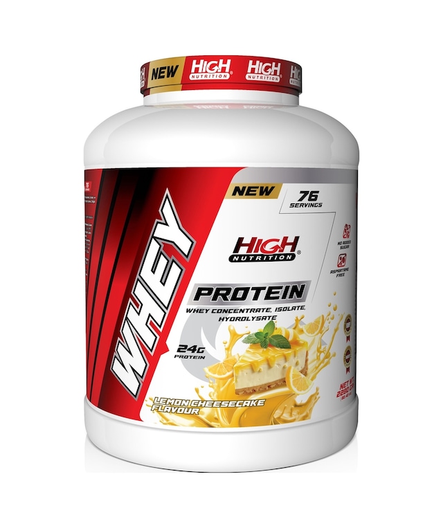 Whey Protein 2280 Gr Limon Cheesecake Aromalı Protein Tozu 24 Gram Protein 76 Servis