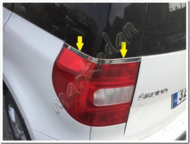 Woc Chrome Skoda Yeti Krom Stop Alt Çıtası 2010 Sonrası 2 Parça P