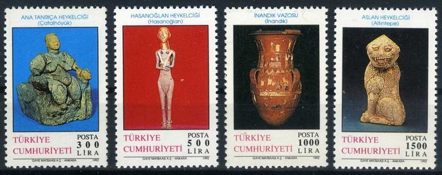 Türk Pulu Pul Koleksiyonu,1992 Tarihi Eserler Konulu Pul Serisi,asb-teser-6 Teşhir Ürün
