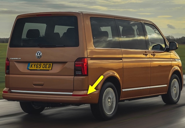 VW Caravelle T6.5 2020-2022 Sağ Arka Tampon Reflektörü 7E0945106E