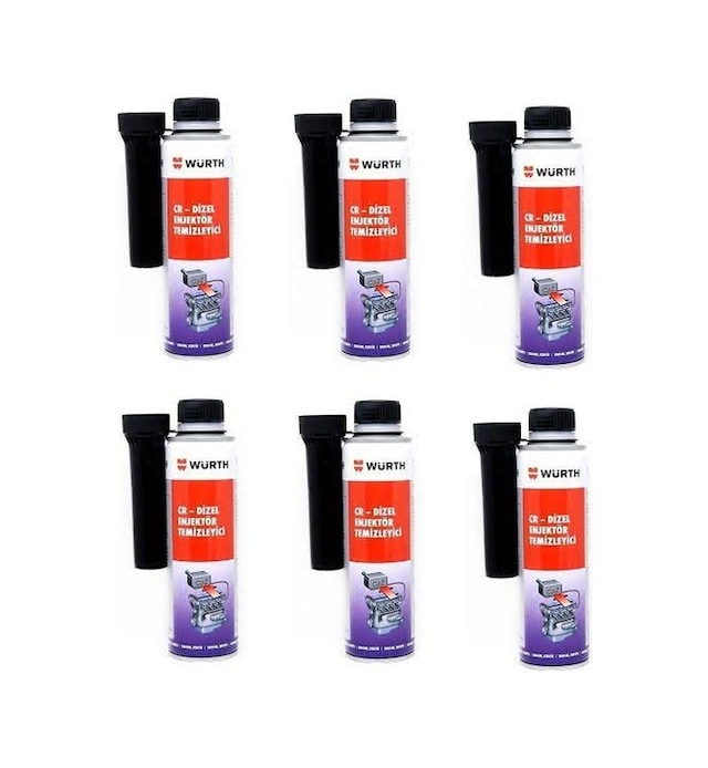 Würth Dizel Enjektör Temizleyici 300 Ml - 6 Adet