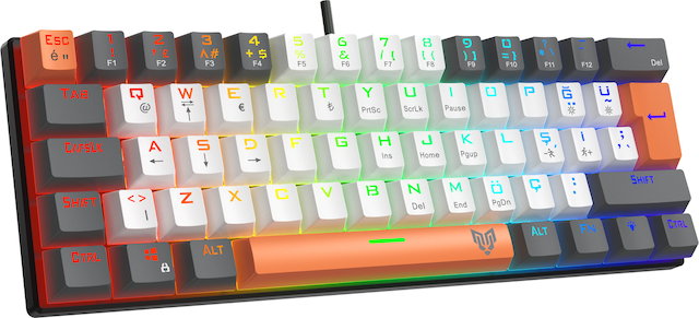 Blueforce Striker Rgb Mekanik Gaming Oyuncu Klavyesi Red Switch Q Tr Mix Renk