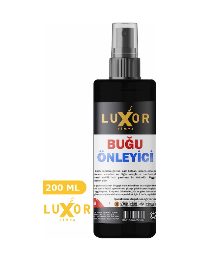 Luxor Kimya Buğu Önleyici 200 Ml