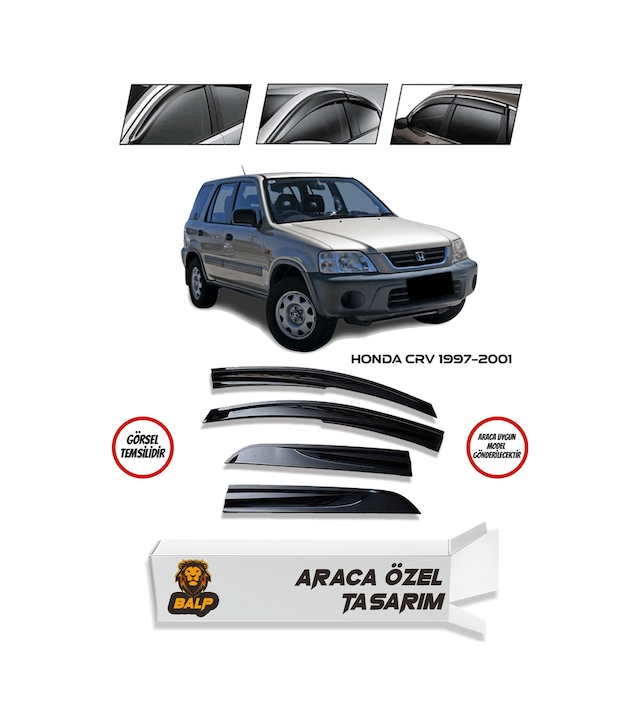 Honda CRV Cam Rüzgarlığı 4lü 1997 - 2001