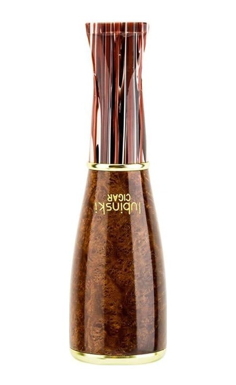 Lubinski 4 Boy Kullanım Briar Puro Ağızlığı 9mm Filtreli Long Smooth 38-57 Ring Lb-935