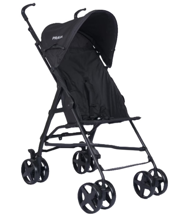 Prava Slim Baston Bebek Arabası / Siyah