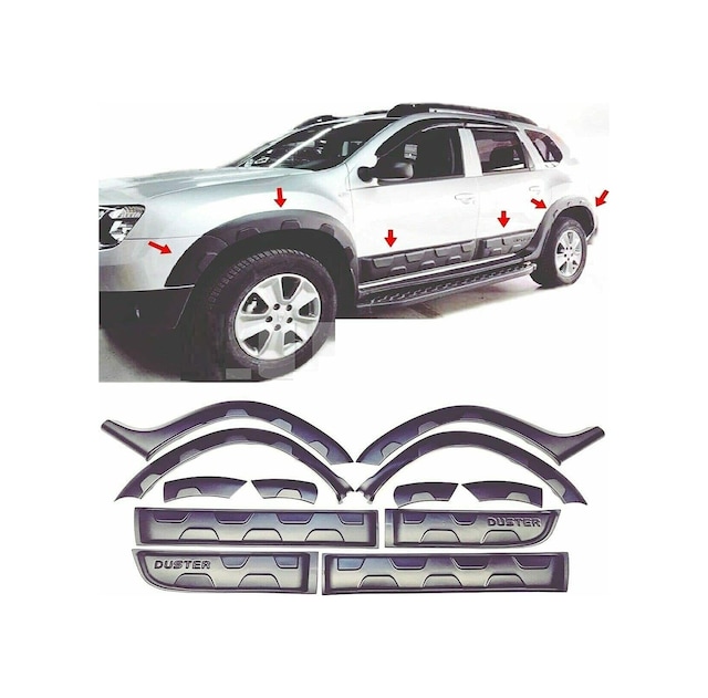 Dacıa Duster 2010 2017 Dodik Set - Duster Dodik 12 Parça Set
