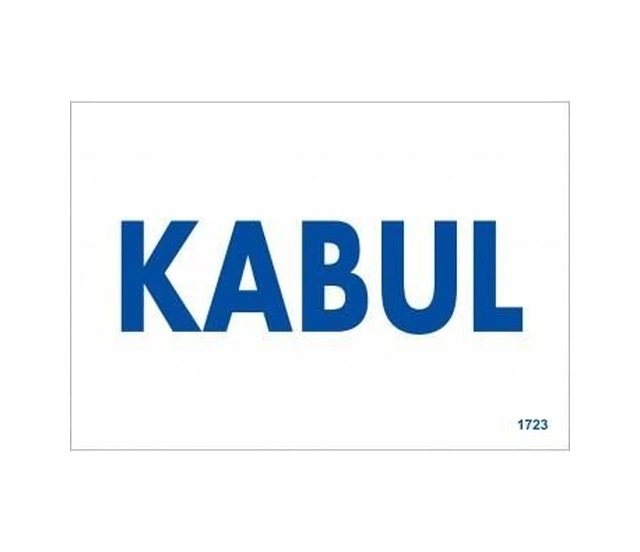 Buradabulabilirsin Kabul Uyarı Levhası 17,5x25 Kod:1723 Nl