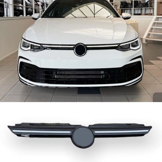 Autogp Vw Golf 8 Ön Panjur Izgara Ledli 2020+ Cmvwgo8lpnj