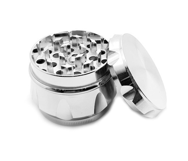 Silver 55 mm. Tütün Baharat Herbal Öğütücüsü Parçalayıcı pz39slv