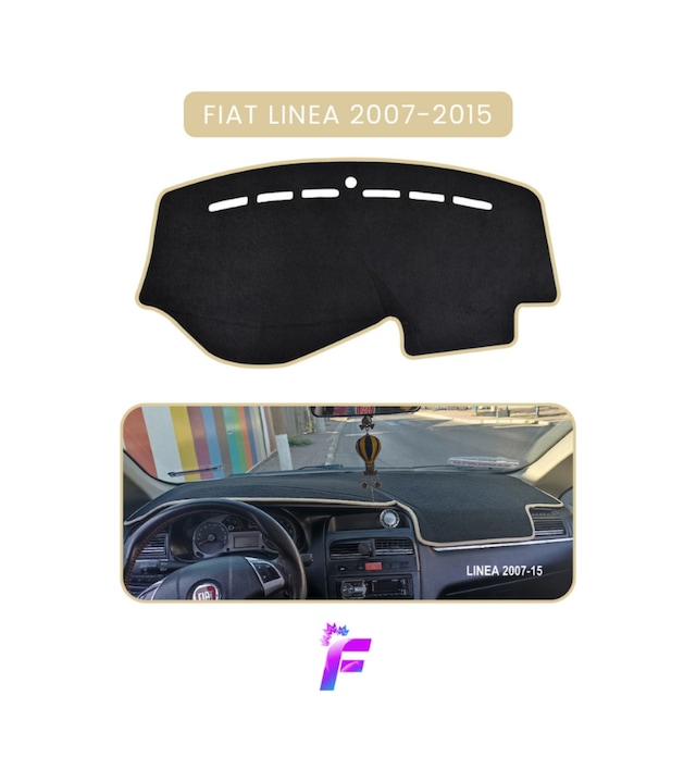 Fıat Linea 2007-2015 Torpido Örtüsü Güneşten, Isıdan, Çatlamadan Korur Oto Aksesuar Tb31 Torpido Halısı