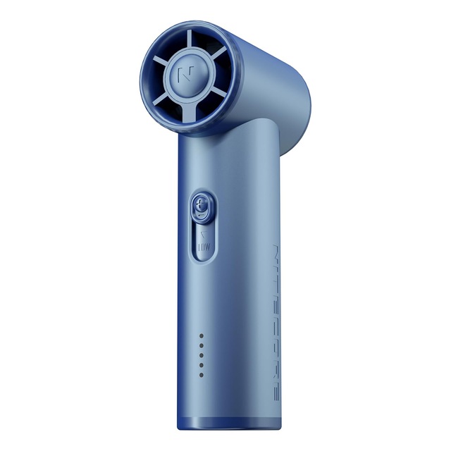 Nitecore Nef01 Premium Şarjlı El Fanı, 5 Kademeli, 4000 Mah, Alüminyum Gövde, 13 Saate Kadar Kullanım Mavi