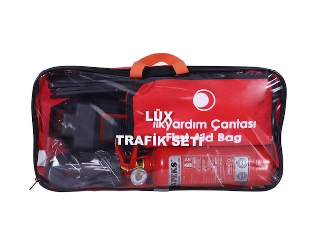Halidi Kare Tüvtürk Uyumlu Çantalı Lüx Trafik Seti