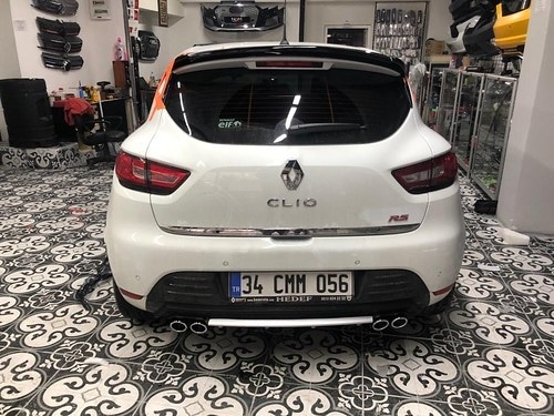 Clio 4 Bagaj Üstü Spoiler Spoyler Plastik Boyasız