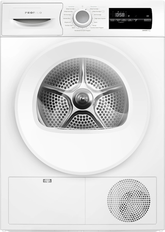 Profilo KM8613HTR 8 KG Isı Pompalı Çamaşır Kurutma Makinesi