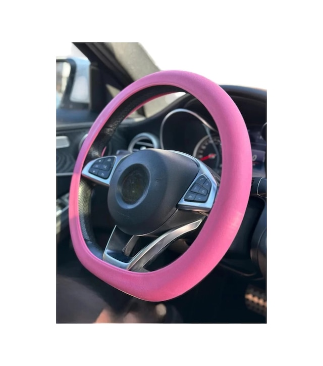 Home Silikon Direksiyon Kılıfı Pembe