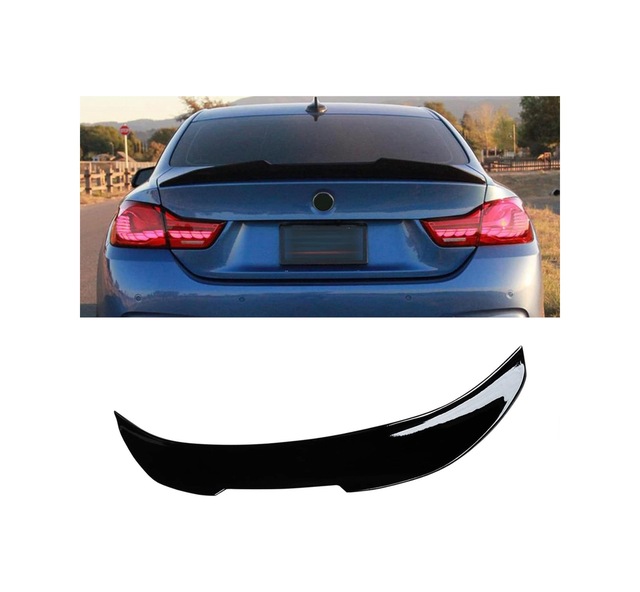 Bmw 4 Serisi F36 4 Kapı 2014-2020 Uyumlu Psm Spoiler İthal Pianoblack Boyalı