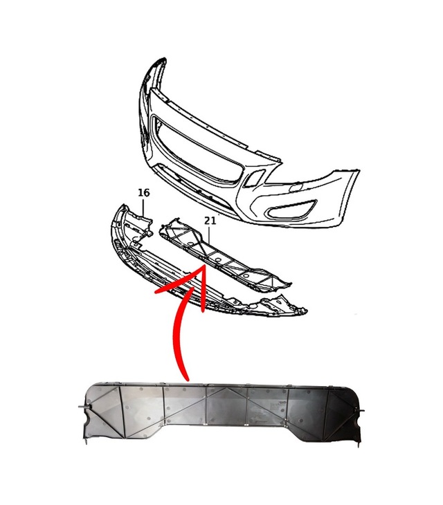 Volvo S60 V60 Ön Tampon Alt Muhafaza Ek Parça 2011 2018