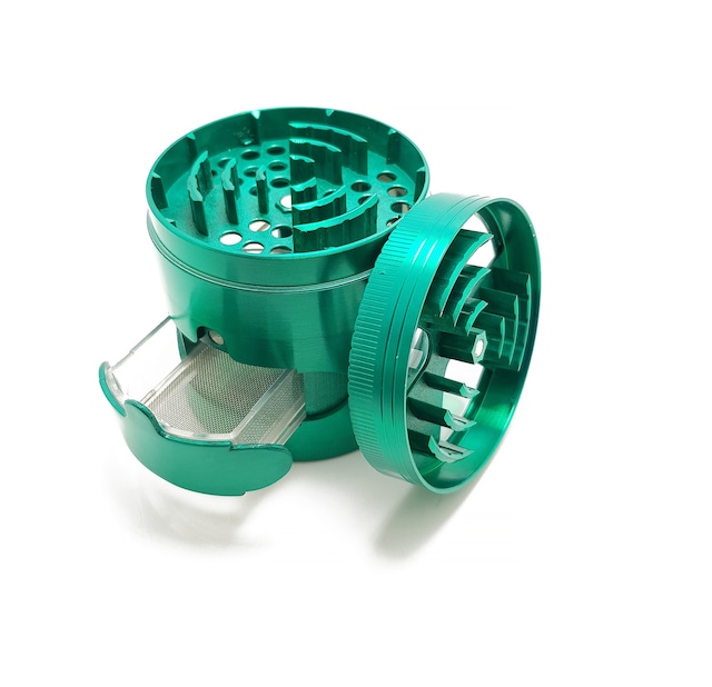 Çekmeceli 60 MM Yeşil Grinder Herbal Parçalayıcı Pz38ys