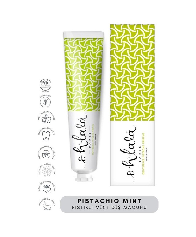 Ohlala Pistachio Mint Antep Fıstığı-nane Diş Macunu 75ml