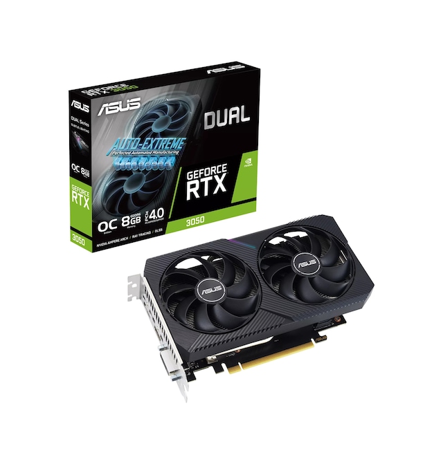 Asus NVIDIA GeForce RTX 3050 Dual V2 OC DUAL-RTX3050-O8G-V2 8 GB GDDR6 128 Bit Ekran Kartı