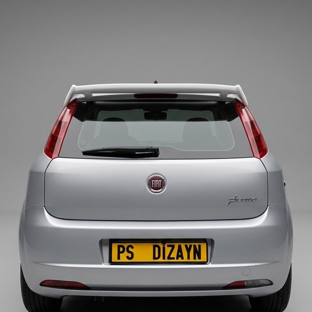 Fiat Punto Üniversal Spoiler Boyasız Plastik