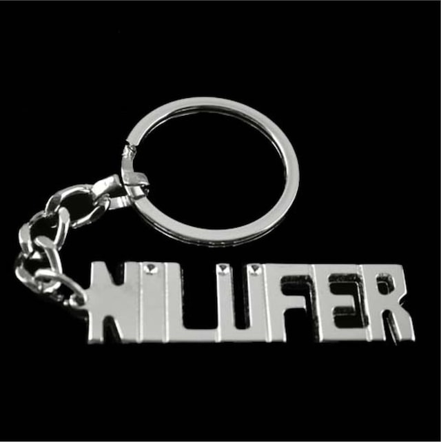 Nilüfer - 846 - - Spt-gld - İsimli Anahtarlık Çok Renkli