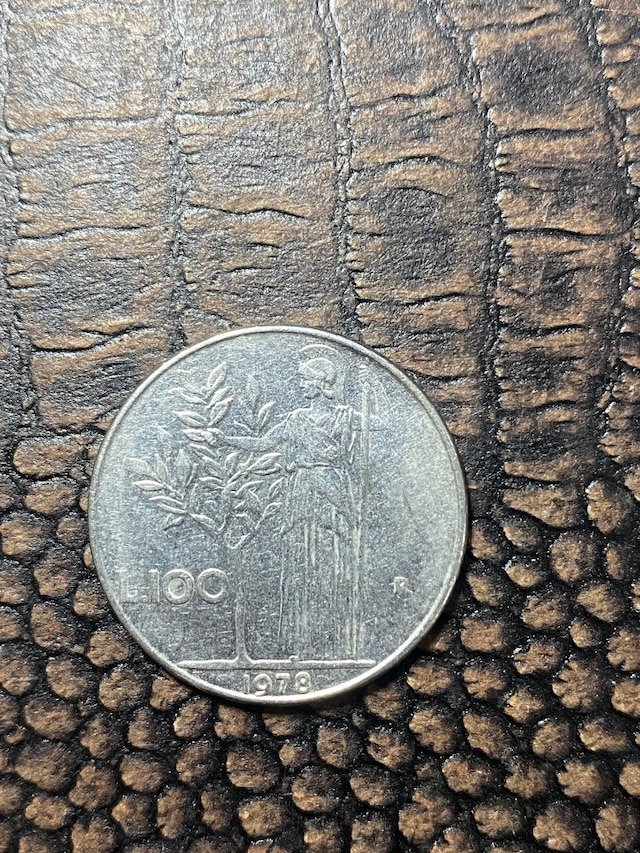 İtalya 100 Lire 1978 Republica İtaliana L100