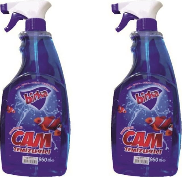 2'li Püskürtmeli Parfümlü Cam Temizleyici 950 Ml.