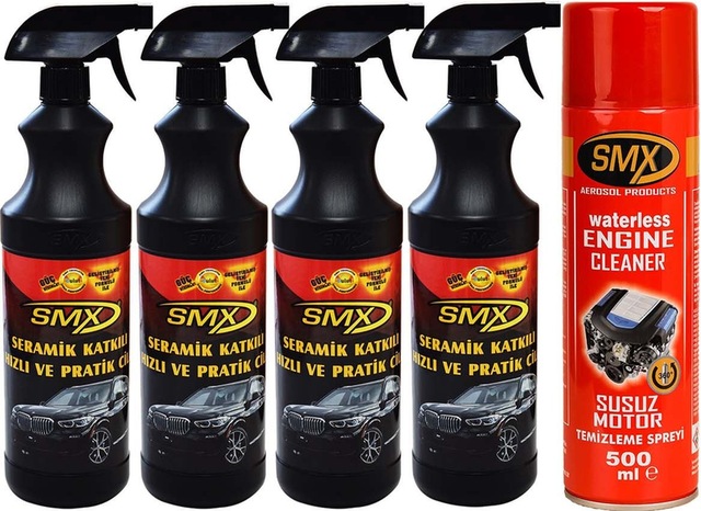 Smx Seramik Katkılı Cila 4 Adet / Susuz Motor Temizleyici