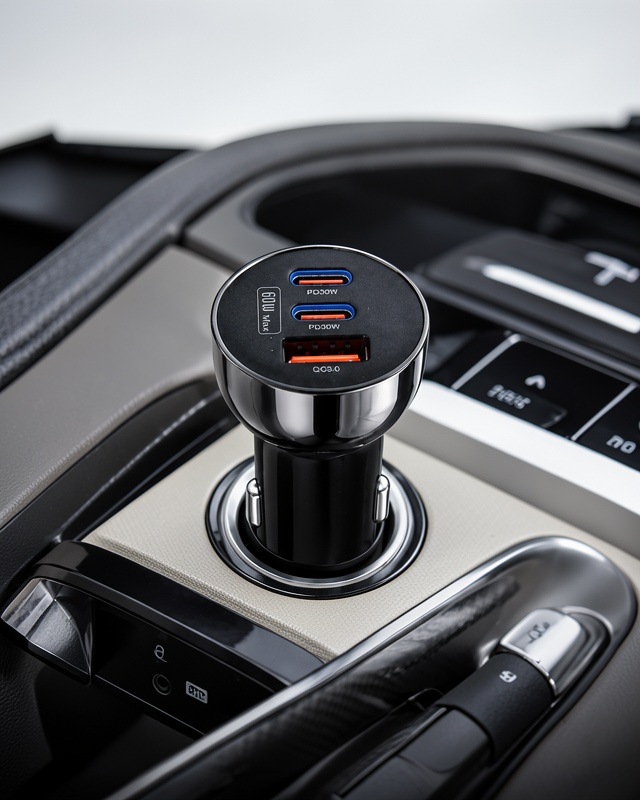 3 Portlu Araç Şarj Adaptörü Pd Type-c Ve Qc3.0 Usb Çıkışlı