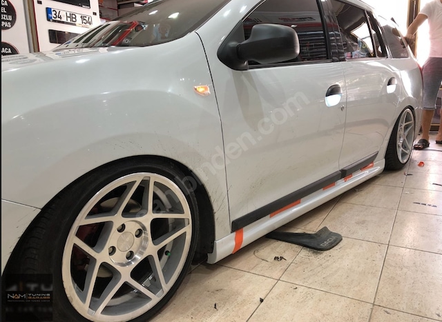 Dacia Logan Mcv Yan Marşpiyel Boyasız Plastik