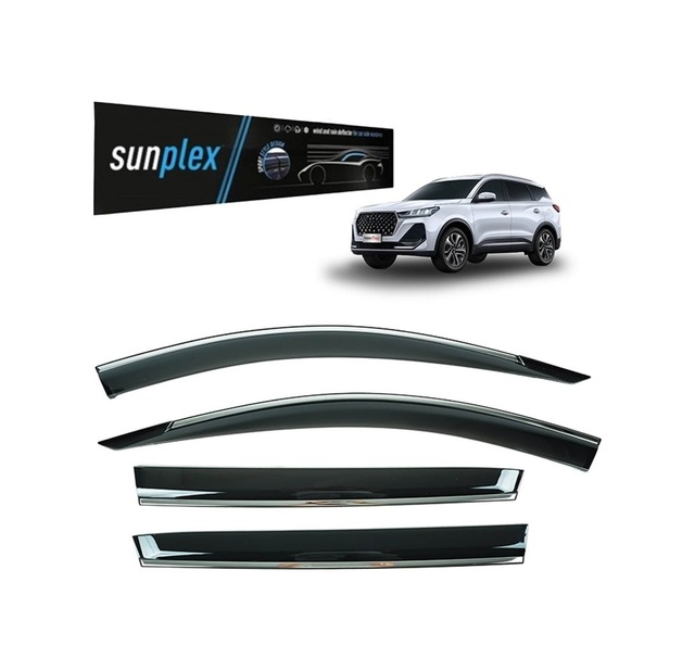 Sunplex Kromlu Cam Rüzgarlığı Chery Tiggo 7 Pro 2023-2025 İle Uyumlu-