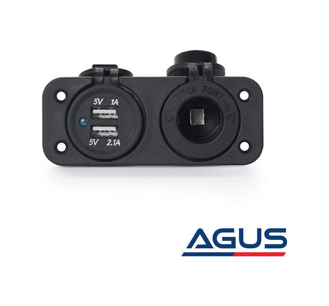 Marin Tip Usb ve 12V Çakmak Şarj Soketi