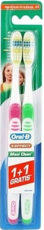 Oral-B 3-Effect Maxi Clean 1+1 Diş Fırçası Medium