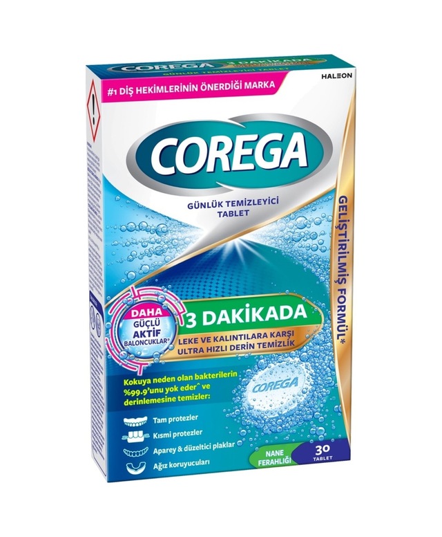 Corega Diş Protezi Temizleyici 30 Tablet - 5 Adet Tarı