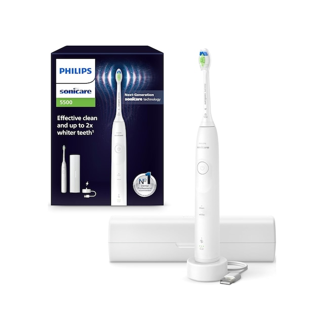 Sonicare 5500 Elektrikli Diş Fırçası, Sonik Diş Fırçası, 2 Temizleme Modu, Basınç Kontrolü, Easystart, Smarti Diğer
