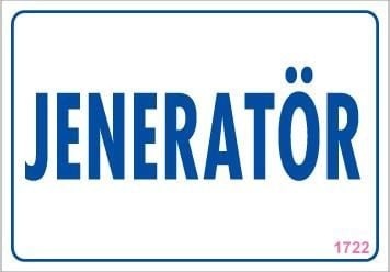 Buradabulabilirsin Jeneratör Uyarı Levhası 17,5x25 Kod:1722 Nl