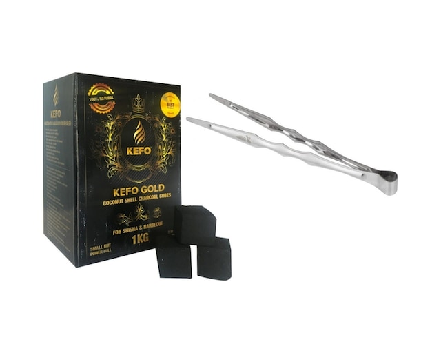 Kefo Gold 1 Kg Kömür + Çelik Maşa