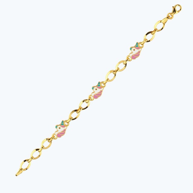 Altınbaş 22 Ayar Altın Çocuk Unicorn Bileklik Bjrbl0003-25925 Renkli