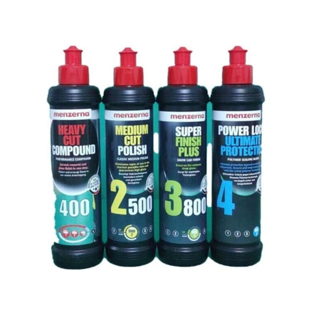 Menzerna Yeni 400 2500 3800 Power Lock Pasta Hare Boya Koruma Set